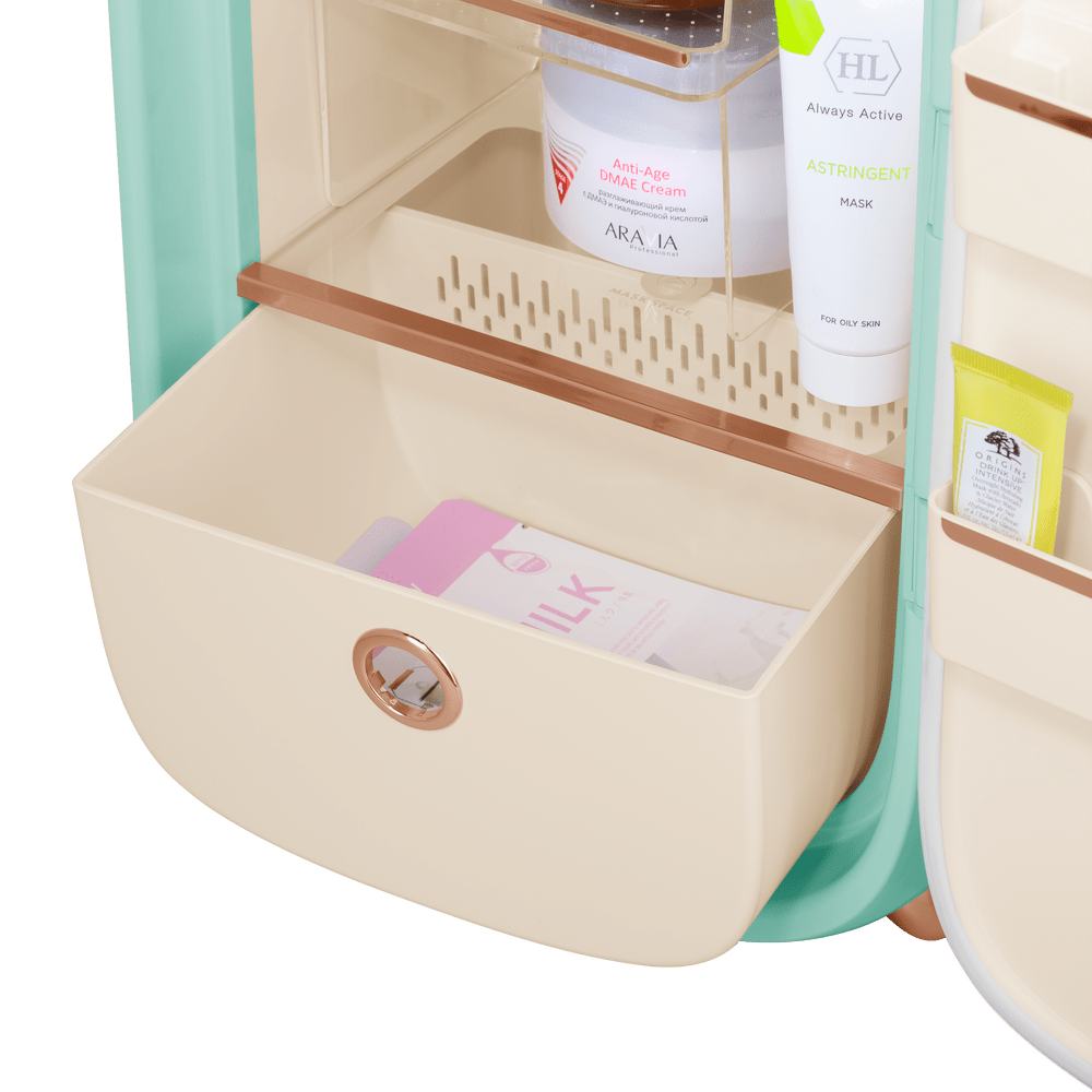 Мини-холодильник для косметики и лекарств MAUNFELD MFF43GN