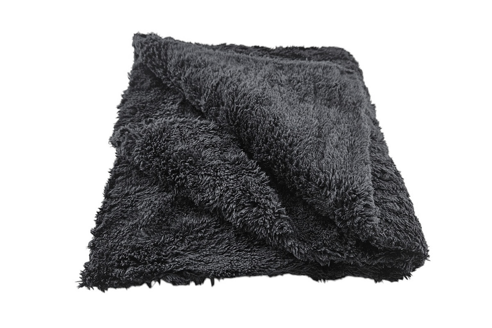А302 EXTRA MICROFIBRE CLOTH Плюшевая микрофибра двухсторонняя без краев 40x40 см, 500 г/м² черная