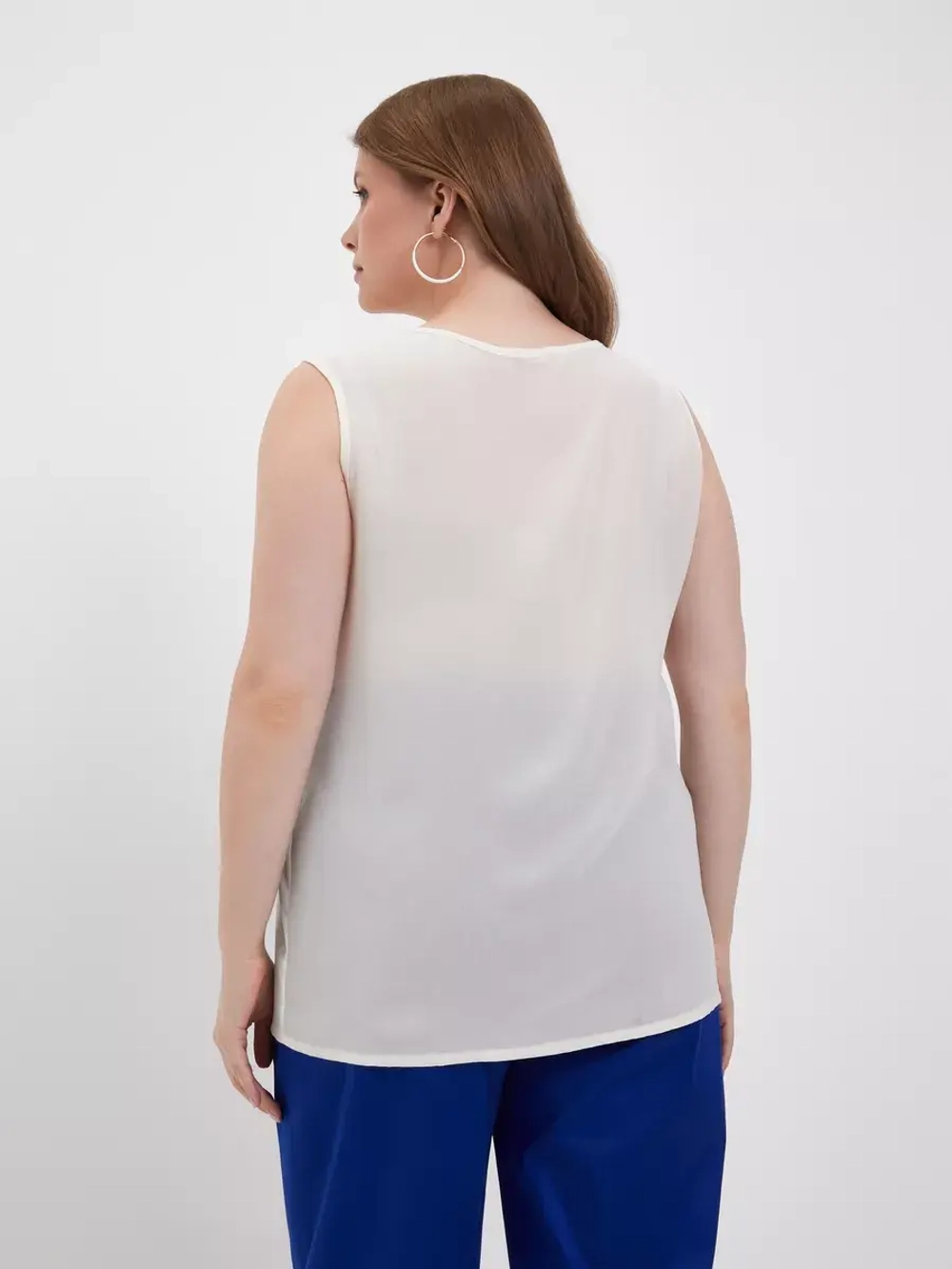 Майка, топ под пиджак однотонная