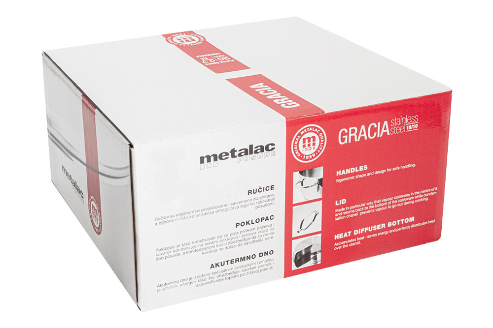 Кастрюля-сотейник 20см 2.7л Metalac Грация