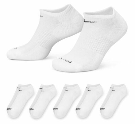 Теннисные носки Nike Everyday Plus Cushioned Training No-Show Socks 6P - белый