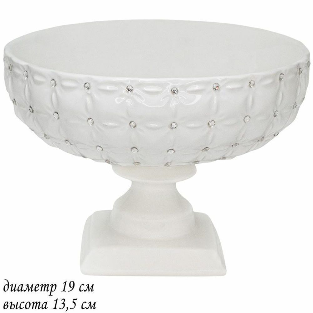 Lenardi 110147 Конфетница 19см. СЕВЕРНОЕ СИЯНИЕ в под.упак (х8)Керамика