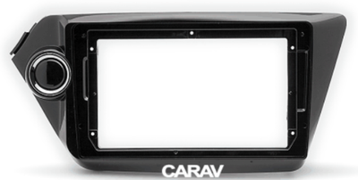 РАМКА KIA Rio (QB) 11-17 9" черная лак CARAV 22-412