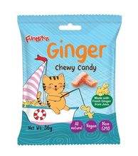 Имбирные жевательные конфеты FunBites Ginger Chewy Candy 36 гр