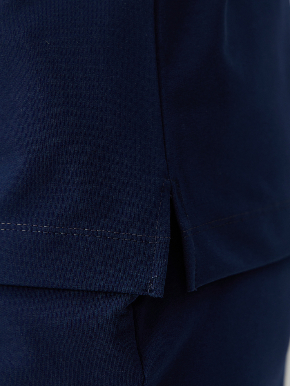 Костюм с шортами КНф-101П/темно-синий