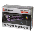 Автомагнитола FM/BT/USB/TFplayer (12-24V) BOS-MINI BOSXY956BT