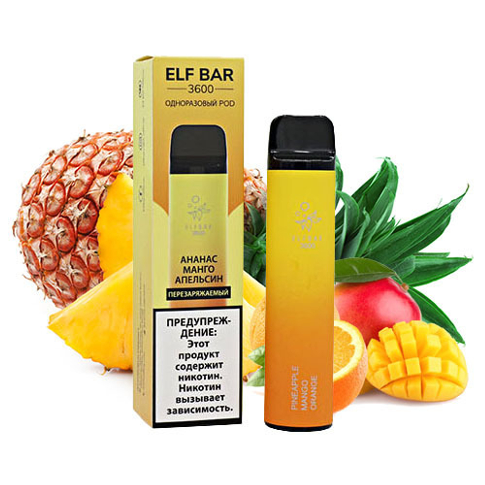 Elf Bar - Pineapple Mango Orange (3600, 1.6% nic)