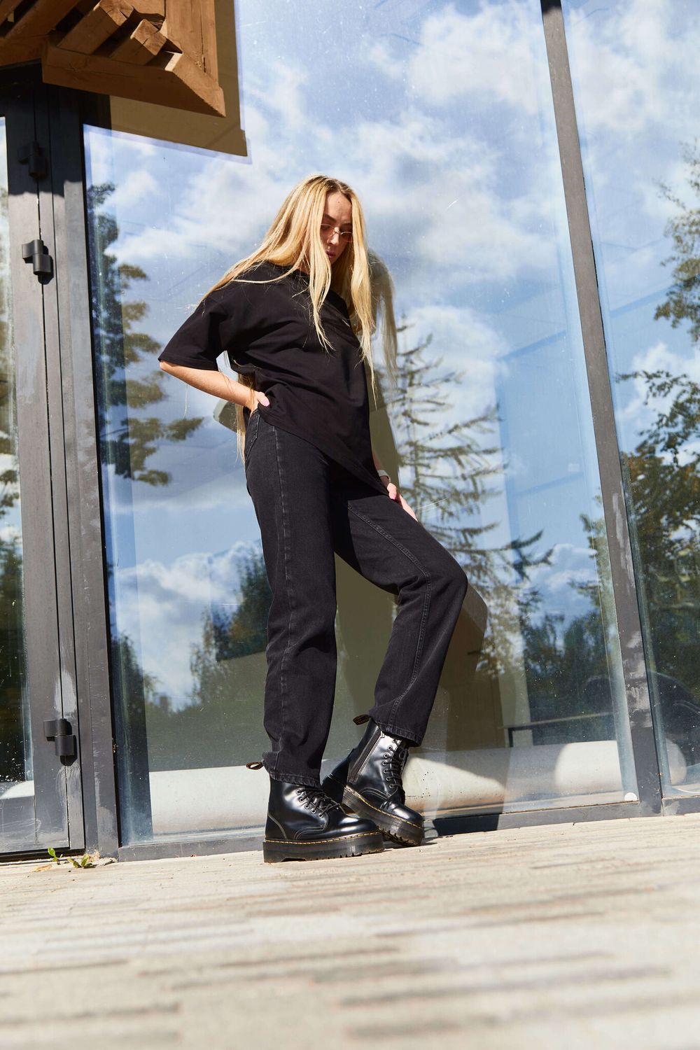 Джинсы Miracle Apparel 2355 Slim Straight женские black