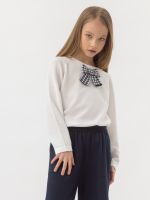 Джемпер молочный для девочки арт. AT824-1