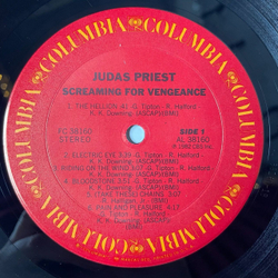 Винтажная виниловая пластинка LP Judas Priest Screaming For Vengeance (USA 1982)