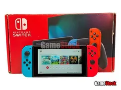 Игровая приставка Nintendo Switch Rev 2 HAC-001(-01) (Карта 128гб, прошитая)