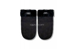 UGG Варежки Замшевые Женские Черные