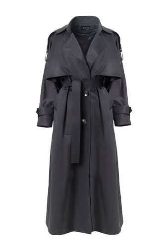 "Trench Cape" Тренч-кейп в пол из хлопка. (2)