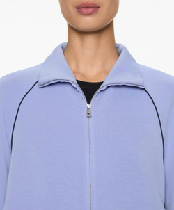 Oysho Куртка из ткани с модалом, лавандовый