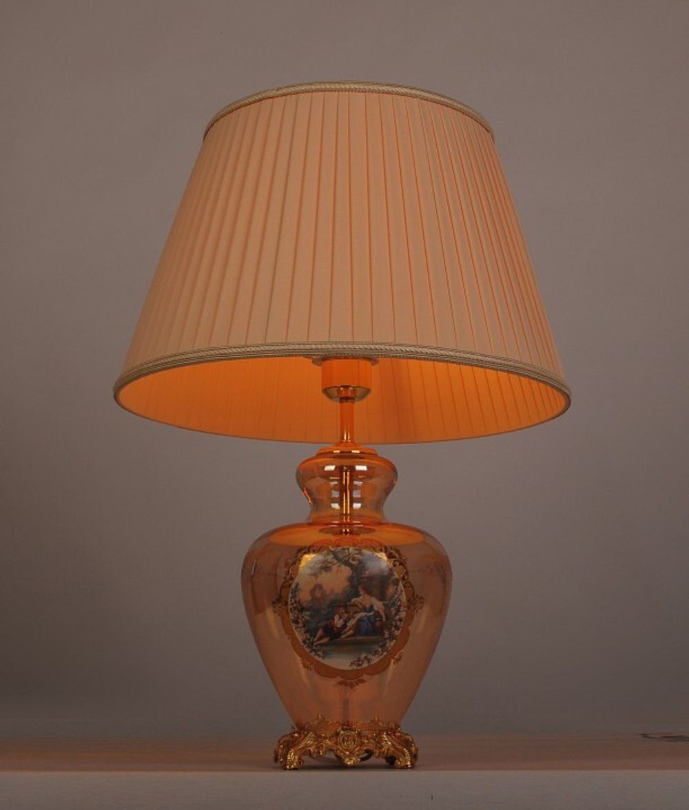 Настольная лампа декоративная Abrasax Lilie TL.8102-1GO