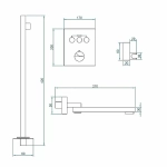Душевая система RGW Shower Panels SP-6143-01 50140801-01 хром