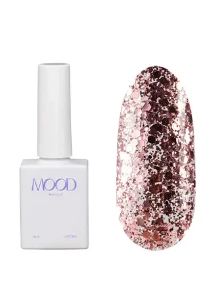 Гель-лак MOODNAIL Just shine Pink, 10г