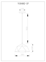 Светильник подвесной Moderli V10482-1P Genoa