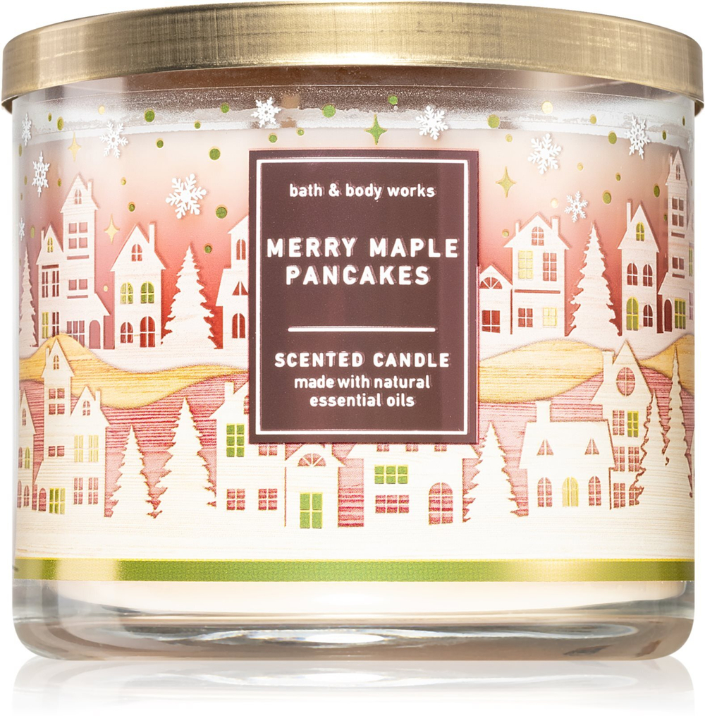 Bath & Body Works Merry Maple Pancakes - ароматическая свеча /   411  g  / GTIN 667555785808
