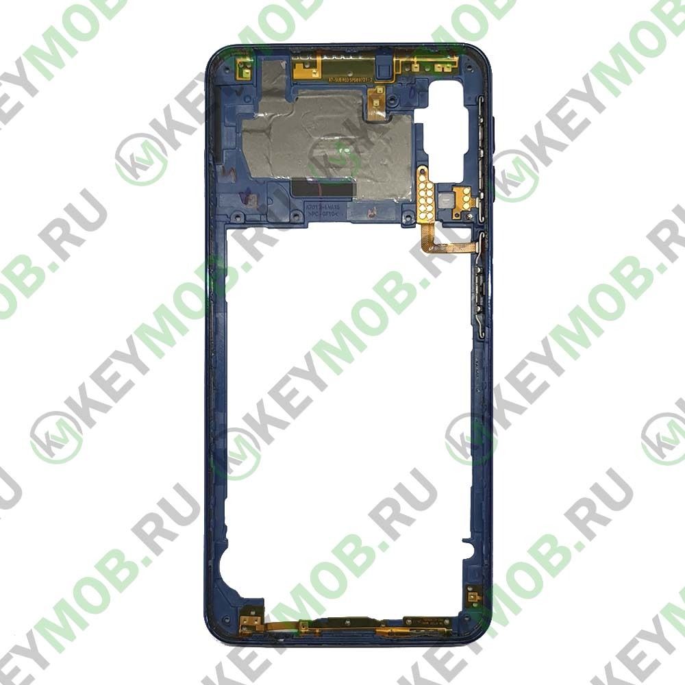Средняя часть для телефона Samsung Galaxy A7 2018 (SM-A750F), Синяя