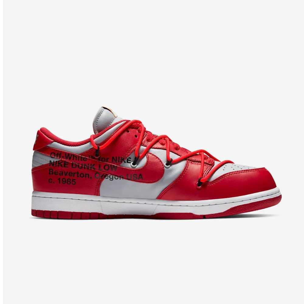 Off-White x Nike Dunk Low University Red