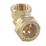 Угольник латунь 90гр 15Aх1/2" обжим/ВР STAHLMANN SEFL1501/2BEF