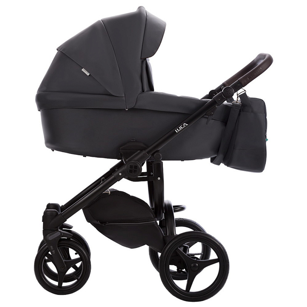 Детская коляска Bebetto Luca Pro 3 в 1 с автокреслом Avionaut Cosmo 33 т.серая кожа