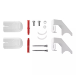 Комплект настенных рег. кронштейнов (белые) Design 100