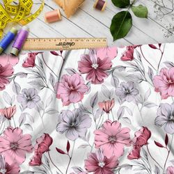 Ткань премиум бифлекс пастельные сны