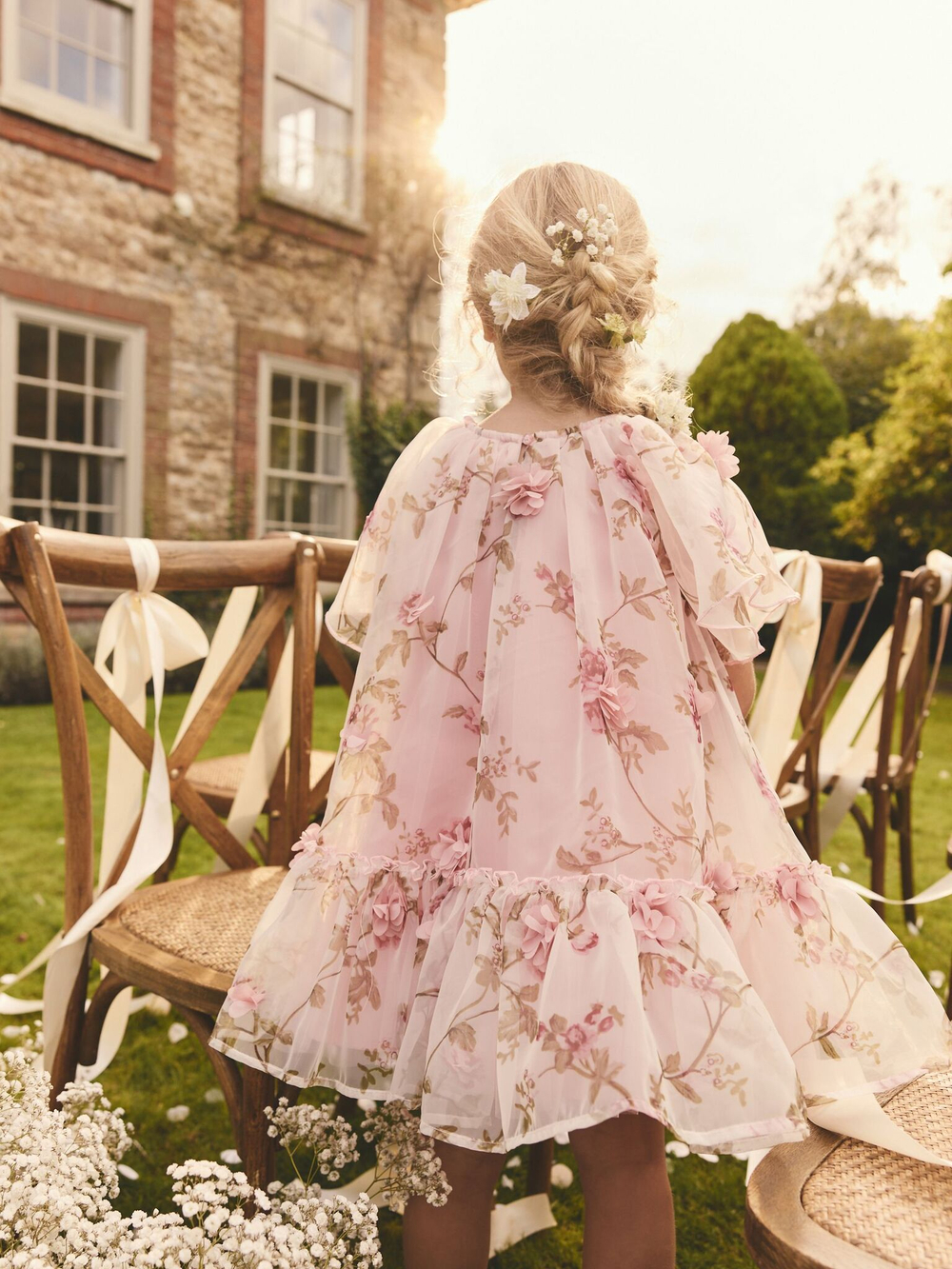 Платье для девочки Next E88-300, Розовый