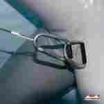 Пневмокаркасная всесезонная палатка «Универсал» 4×2,5×2,5 м — из ПВХ, синяя