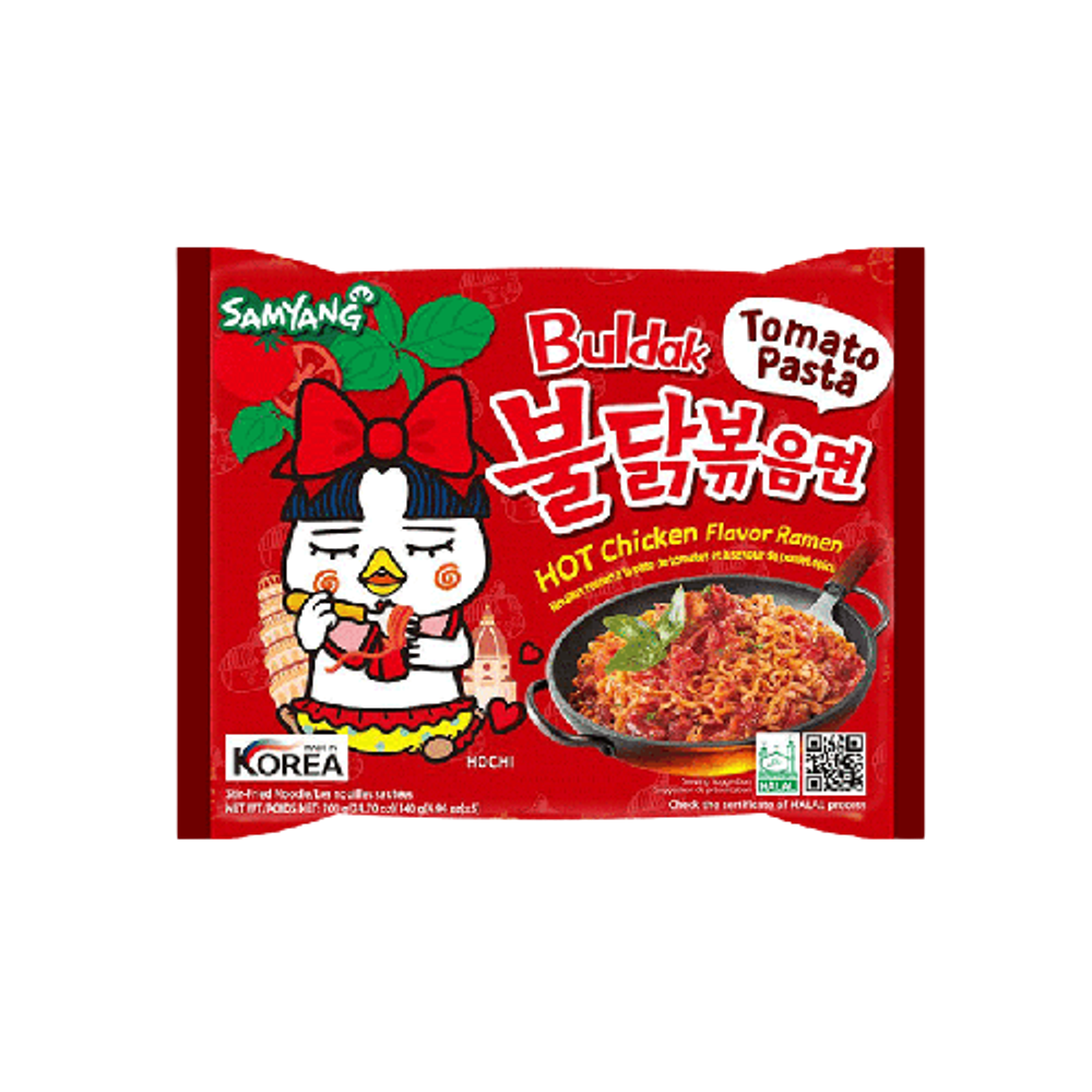 Острая корейская лапша Samyang Buldak в ассортименте