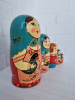 Матрешка "с курочкой" традиция 5мест