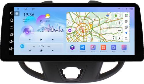 Магнитола для Ford Transit Custom, Tourneo Custom 2012-2019 - FarCar монитор 12.3" 2K QLED на Android 14, Быстрая, CarPlay, 4G SIM-слот