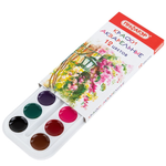 Краски акварельные медовые 12цв. круглые кюветы (ПИФАГОР)