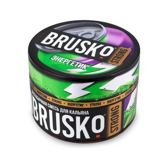 Бестабачная смесь для кальяна BRUSKO 50г STRONG - Энергетик