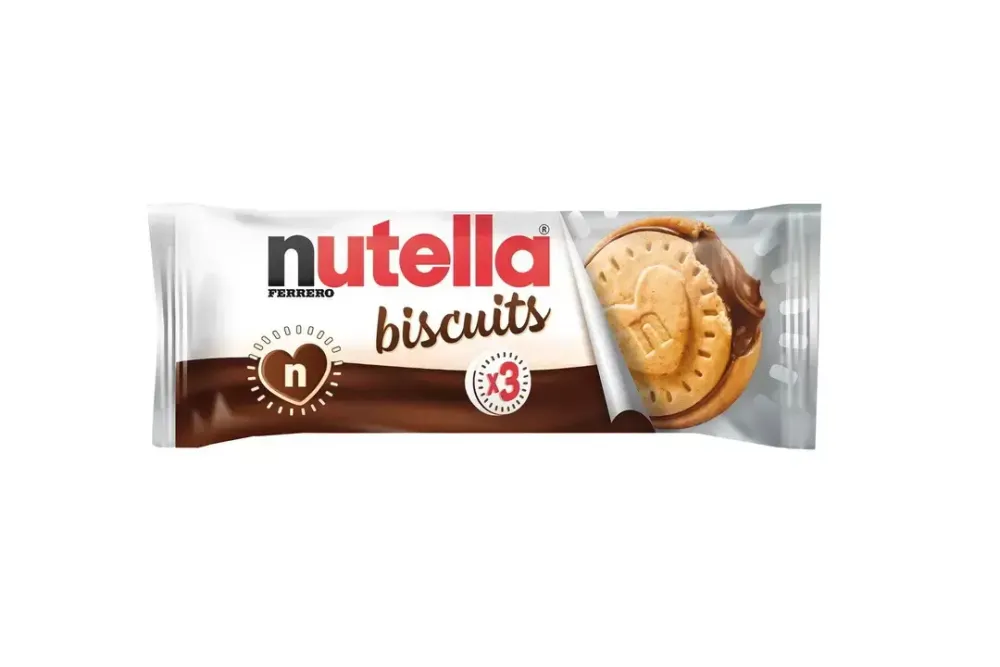 Печенье Ferrero Nutella Biscuits с шоколадной начинкой, 41,4 г