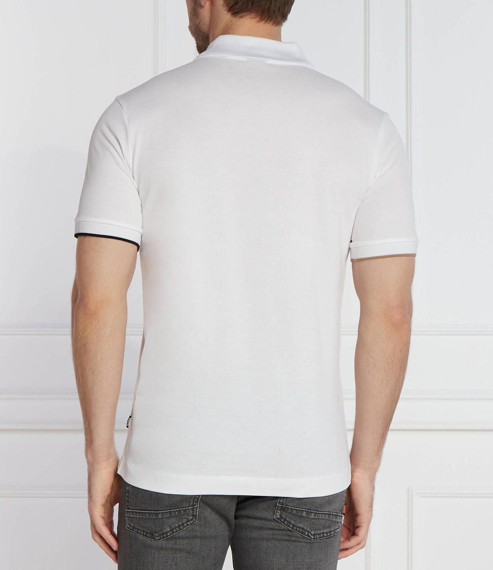 Поло Parlay 211 BOSS BLACK - белый(50512682)