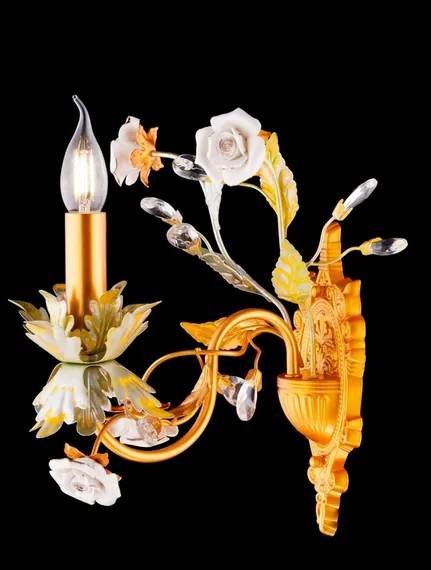 B1052/1W YELLOW SWEEP GREEN (2) Бра Veneto Luce