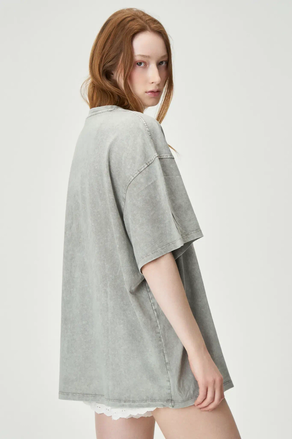 Футболка Теплота бледно-серая