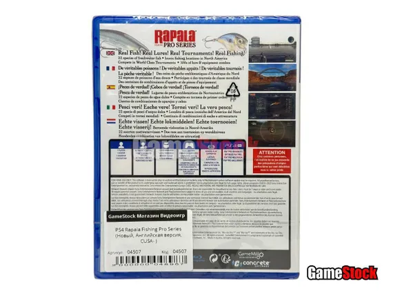PS4 Rapala Fishing Pro Series (Новый, Английская версия, CUSA- )