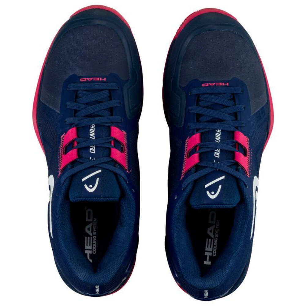 Женские Кроссовки теннисные Head Sprint Pro 3.5 Clay - dark blue/azalea