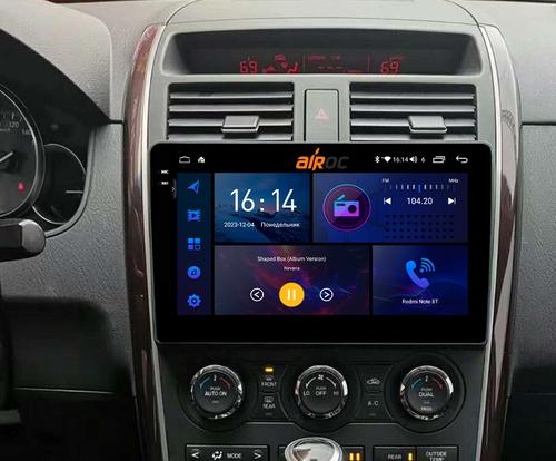 Магнитола для Mazda CX-9 2007-2015 - AIROC 2K RI-2406 Android 12, Быстрая, QLed+2K, CarPlay, SIM-слот