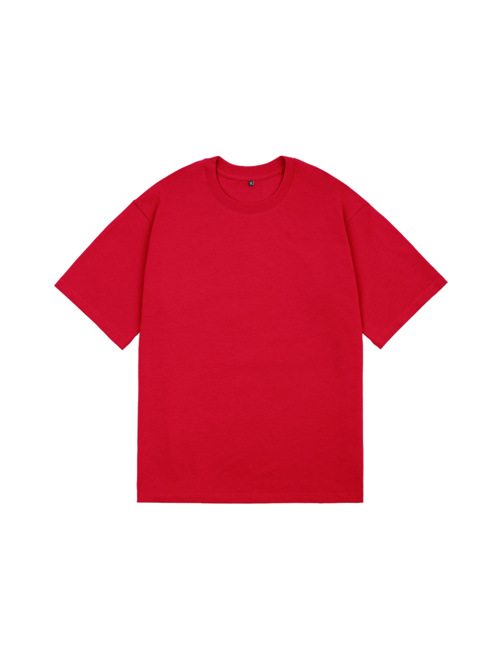 Футболка оверсайз (красный) 230 г