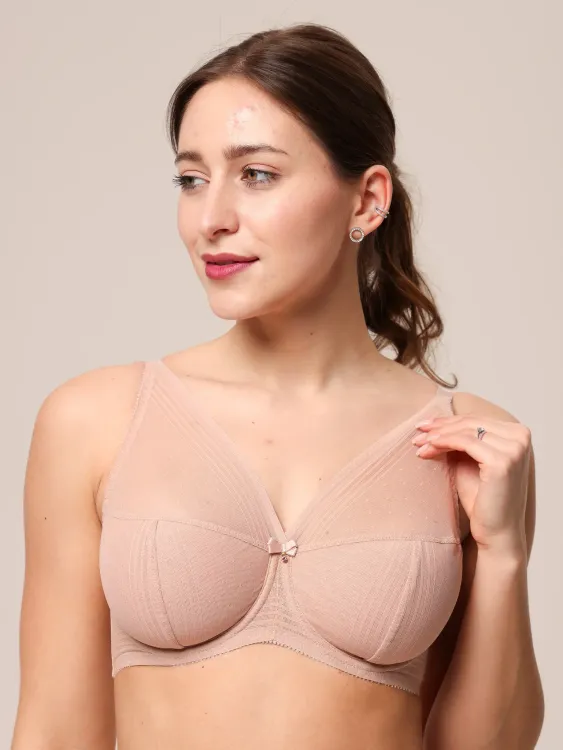 Бюстгальтер Zebra бралетт мягкая чаша на каркасах (персиковый румянец)