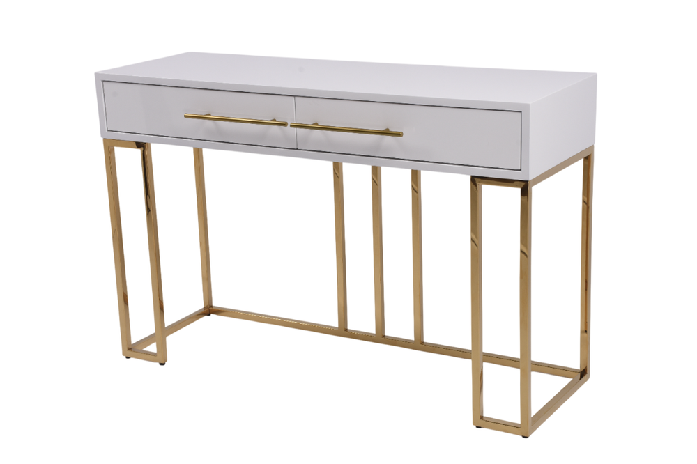 Стол-консоль Ist Casa Альма, 120х40х78 см, белый глянцевый