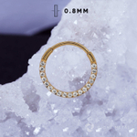 Кликер Side v.2 Crystal PVD Yellow 0.8мм