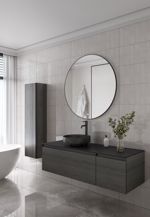 Armadi Art Комплект QUATRO M2-140 тумба+раковина чаша Nero Marquina