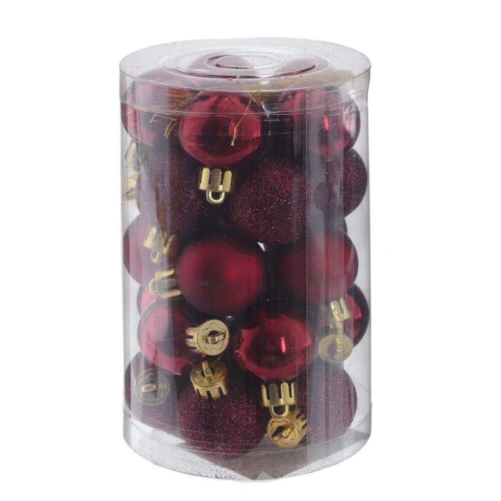 GAEM Набор из 25шт Украшение новогоднее "Шар", D 3 см, L8 W8 H13 см