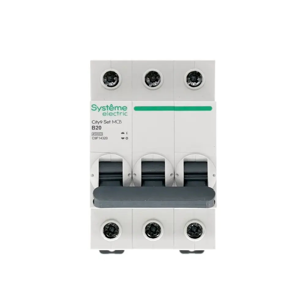 City9 Set Автоматический выключатель (АВ) B 20А 3P 4.5kA 400В